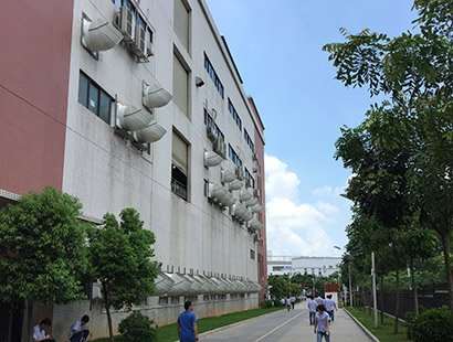 精密五金電子廠廣東長盈環(huán)?？照{(diào)安裝案例